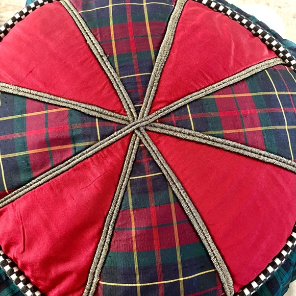 MacKenzie-Childs Red Accent Pillow - Picture 9 of 14